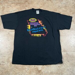 Vintage 1999 Fire Rescue International Kanas‎ City Tshirt